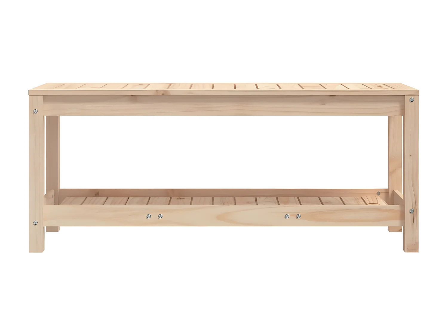 Banc de jardin 108x35x45 cm bois massif de pin PEWV51819