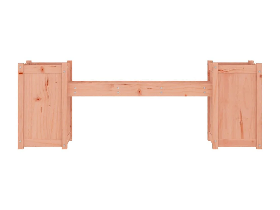 Banco com vasos 180x36x63 cm madeira de douglas maciça PT225428