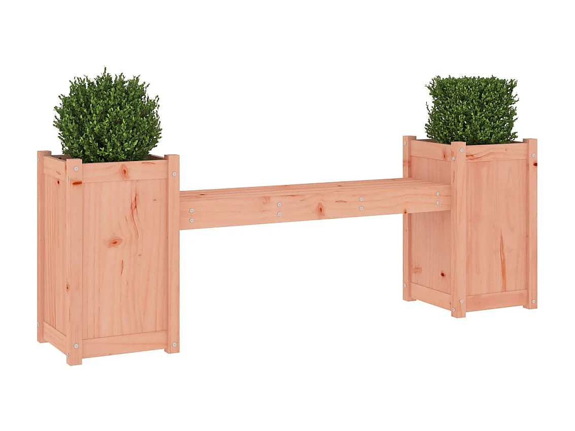 Banc avec jardinières 180x36x63 cm bois massif de douglas PEWV26586