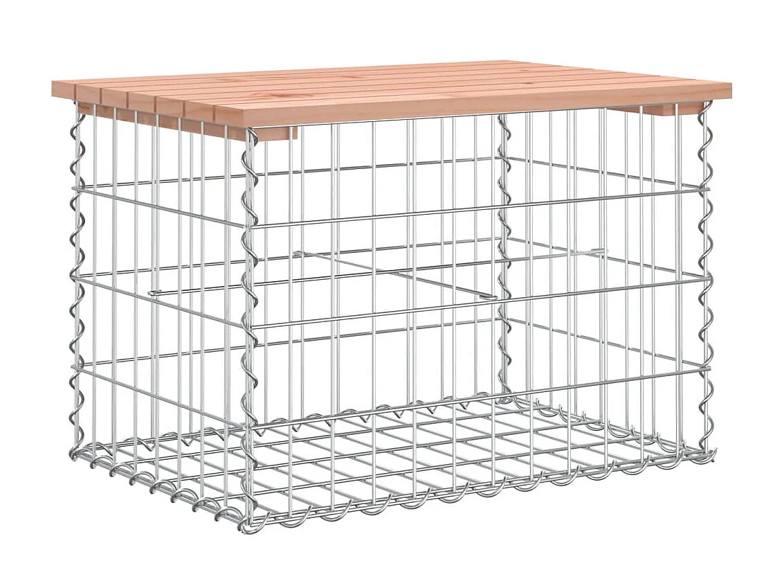 Tuinbank schanskorfontwerp 63x44x42 cm massief douglashout NL103703