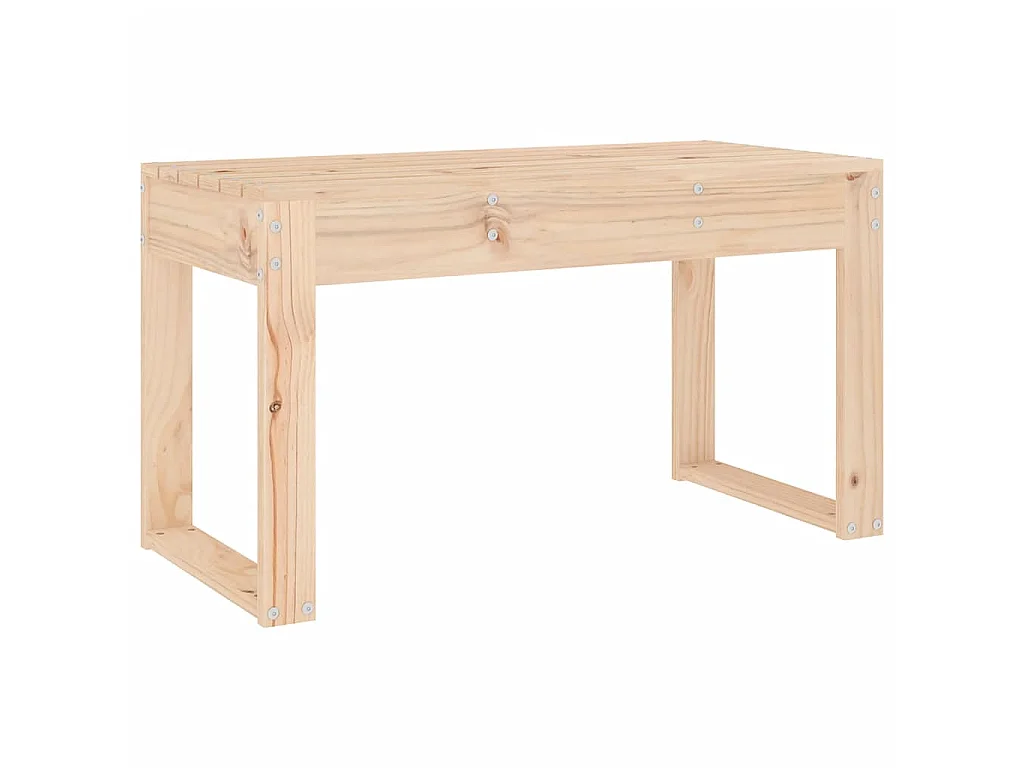 Banc de jardin 80x38x45 cm bois massif de pin PEWV16716