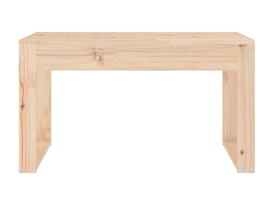 Banc de jardin 80x38x45 cm bois massif de pin PEWV16716