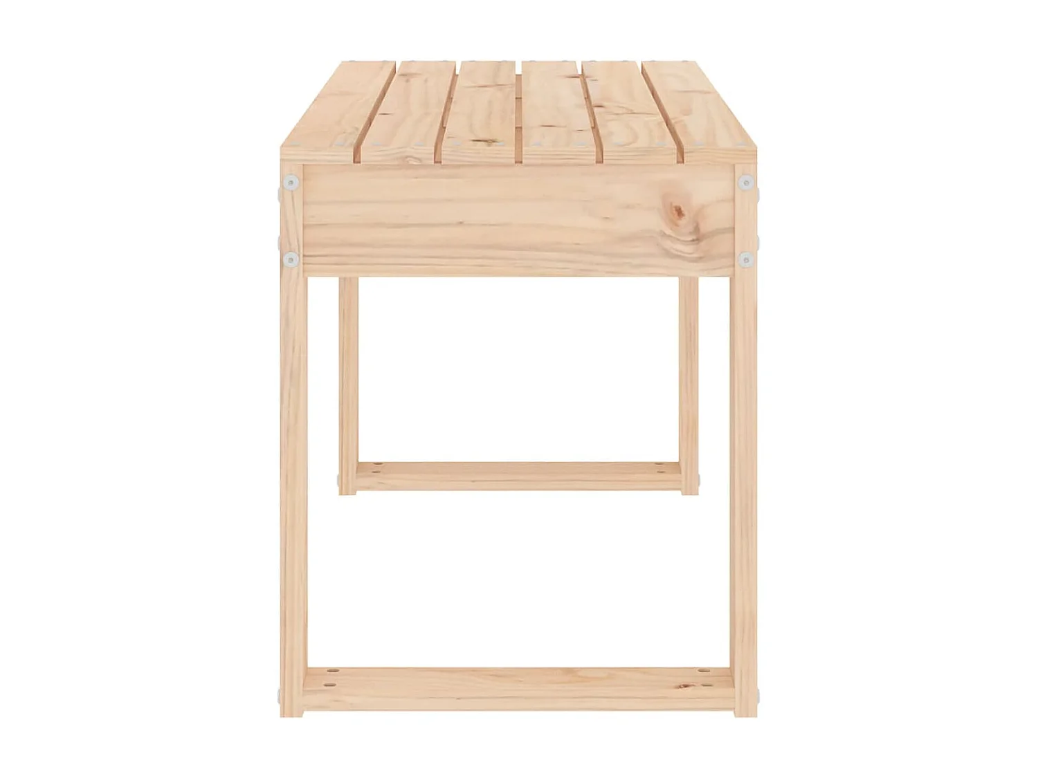 Banc de jardin 80x38x45 cm bois massif de pin PEWV16716