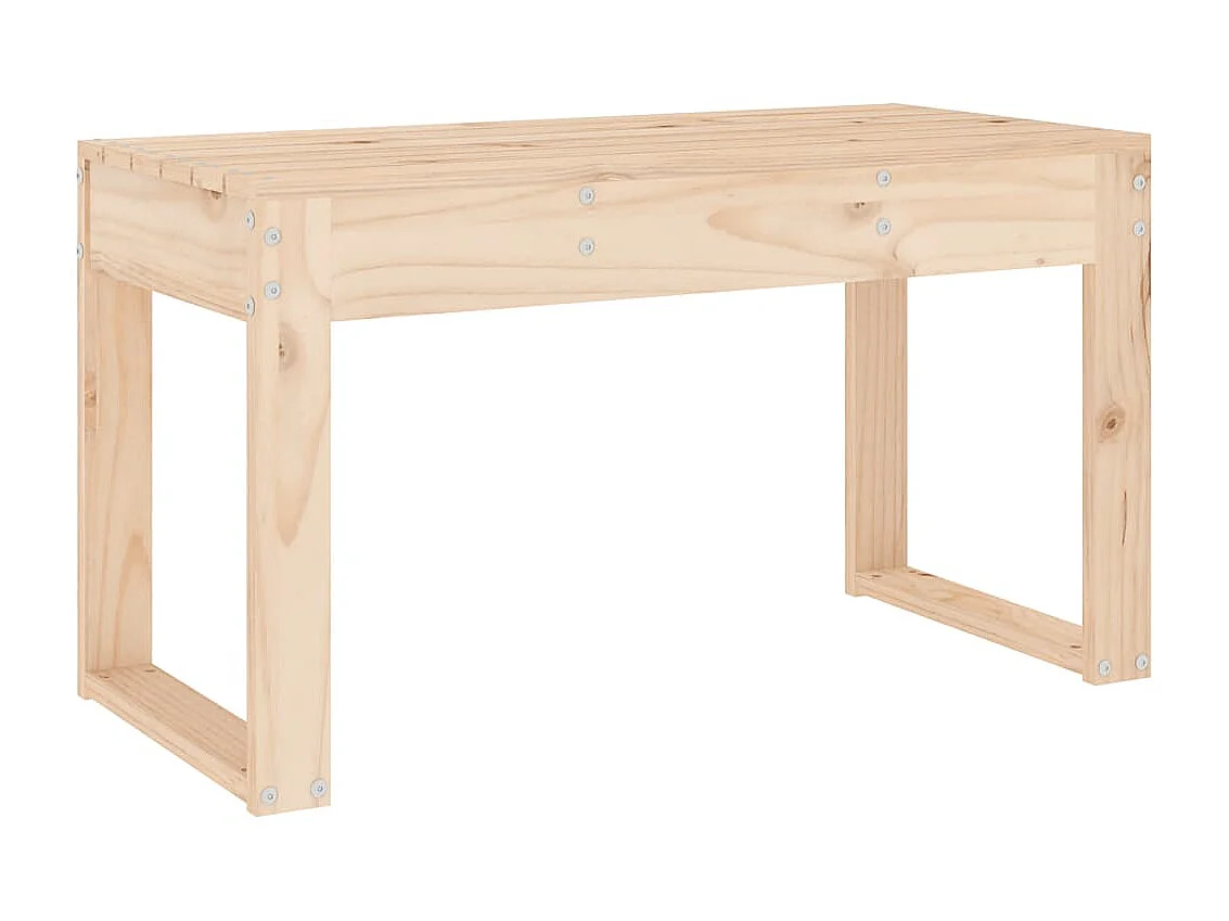 Banc de jardin 80x38x45 cm bois massif de pin PEWV16716