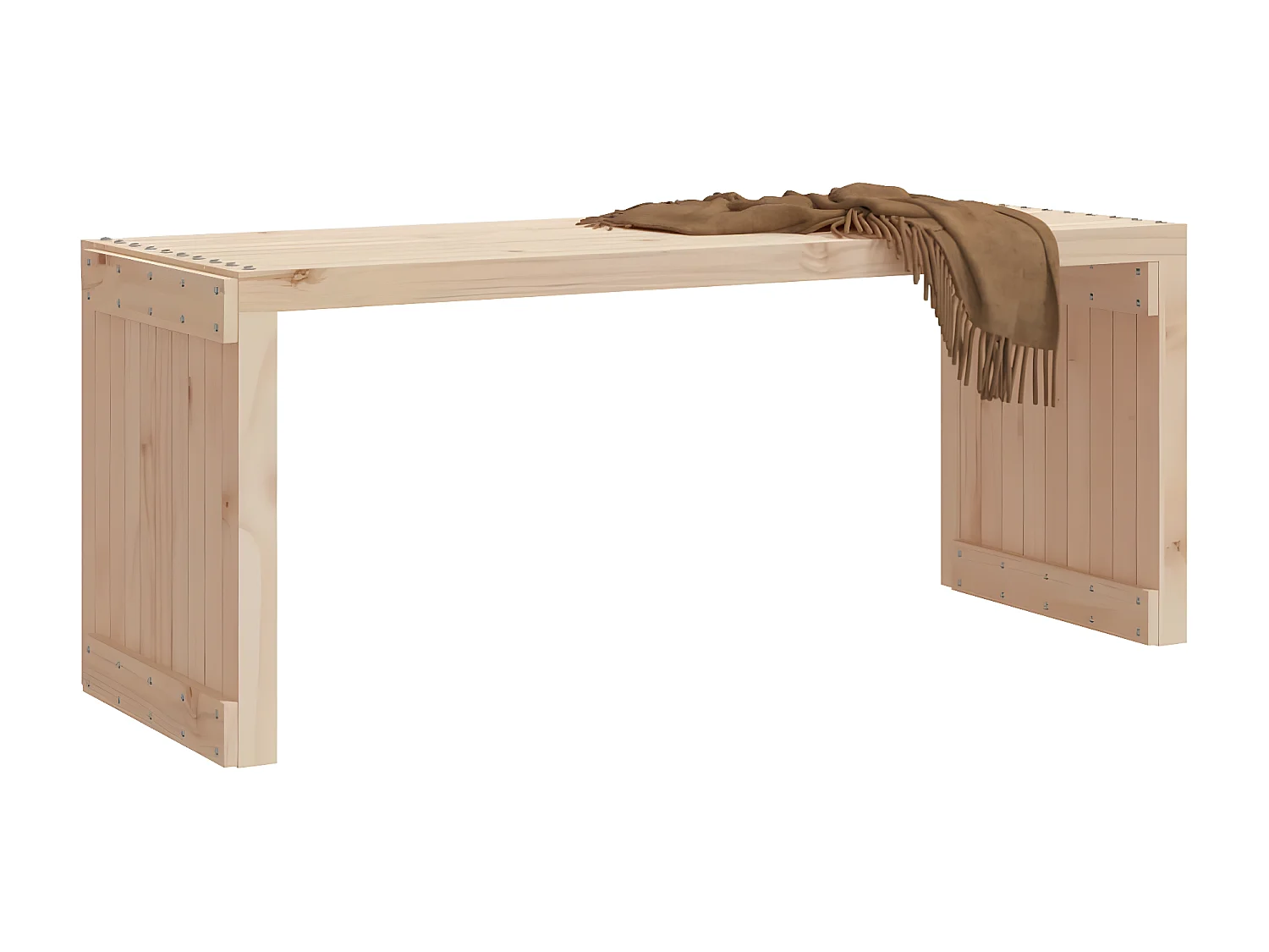 Banc de jardin extensible 212,5x40,5x45 cm bois massif de pin PEWV29241