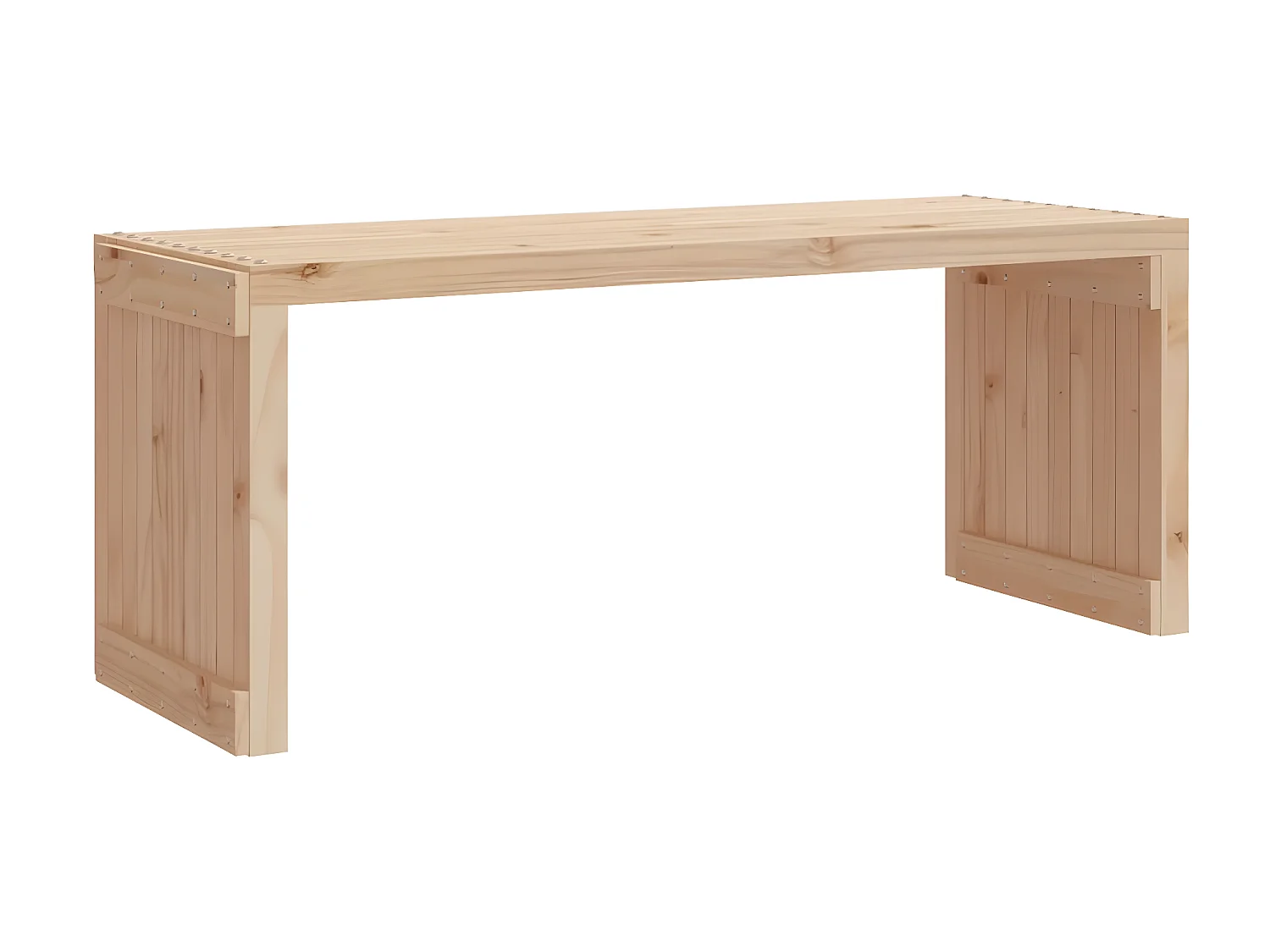 Banc de jardin extensible 212,5x40,5x45 cm bois massif de pin PEWV29241