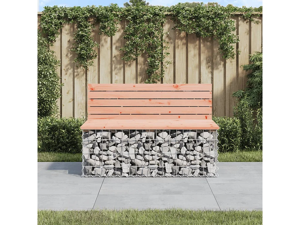 Tuinbank schanskorfontwerp 103x70x65 cm massief douglashout NL316835