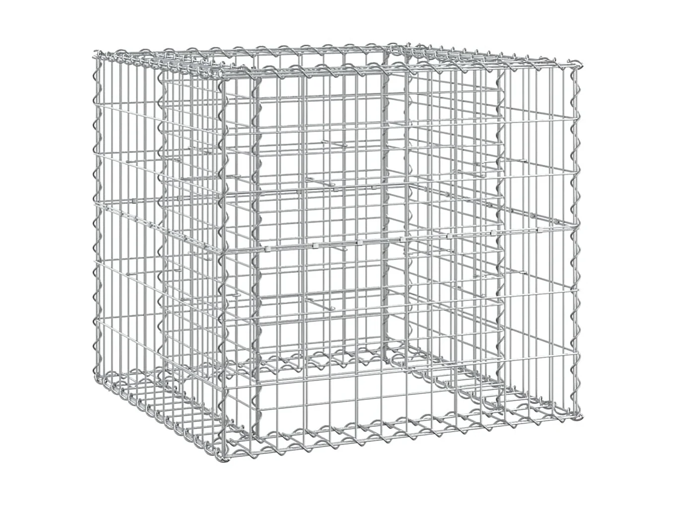 Banc de jardin avec panier en gabion bois massif de pin PEWV30368