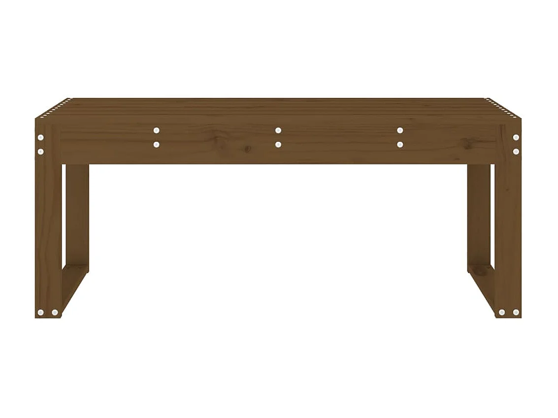 Tuinbank 110x38x45 cm massief grenenhout honingbruin NL604494
