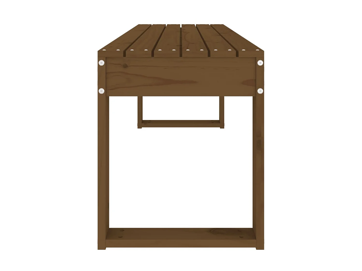 Tuinbank 110x38x45 cm massief grenenhout honingbruin NL604494