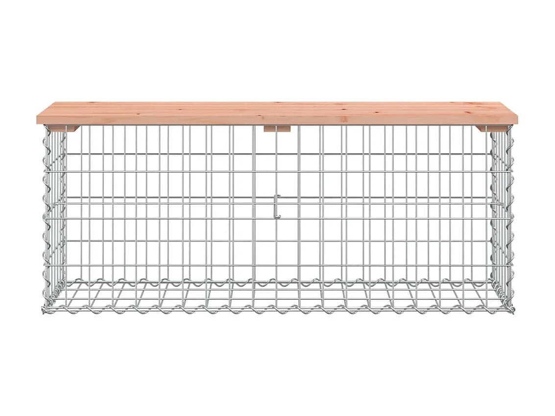 Banc jardin design gabion 103x31,5x42 cm bois massif de douglas PEWV76857