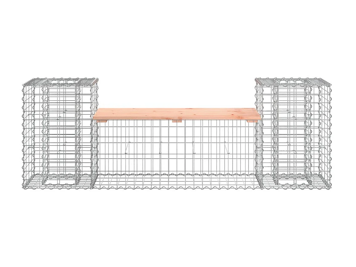 Banc de jardin design gabion 183x41x60,5 cm bois massif douglas PEWV75141