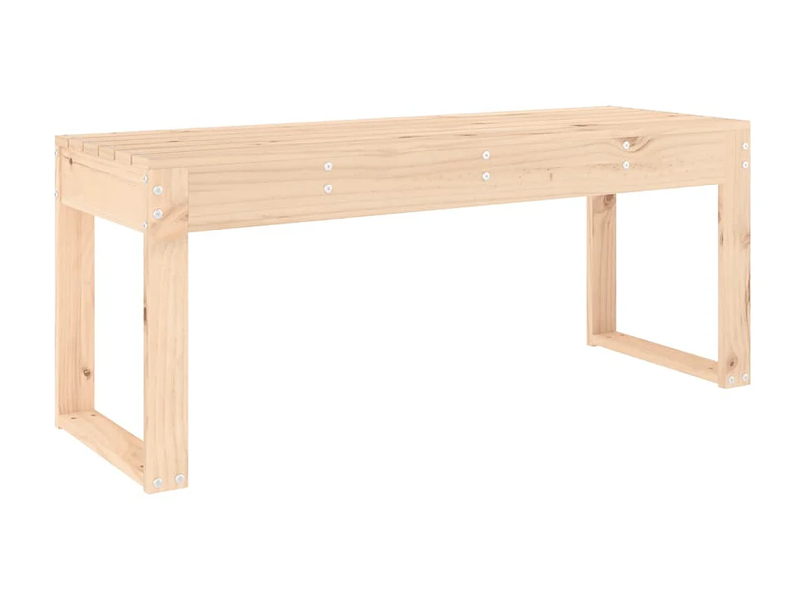 Banc de jardin 110x38x45 cm bois massif de pin PEWV13077