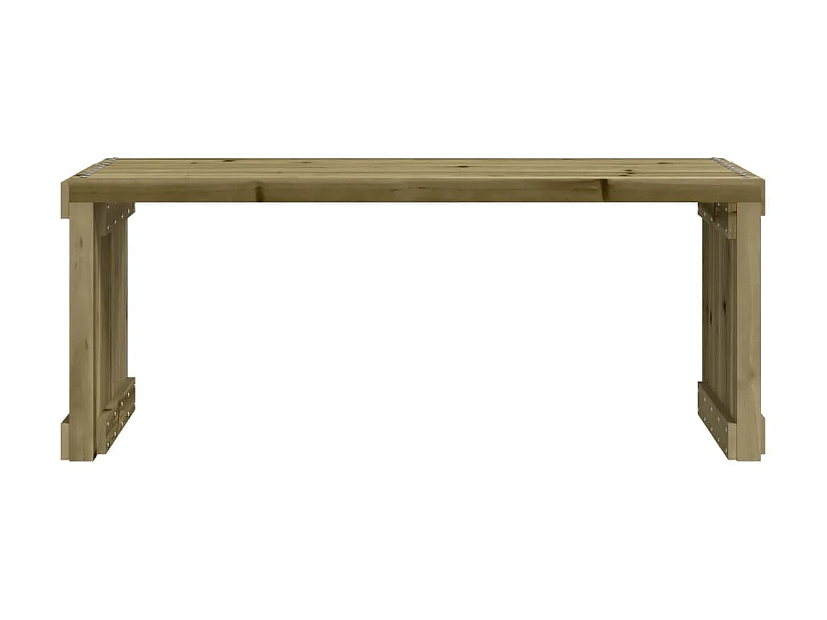 Banco de jardim extensível 212,5x40,5x45 cm pinho impregnado PT613397