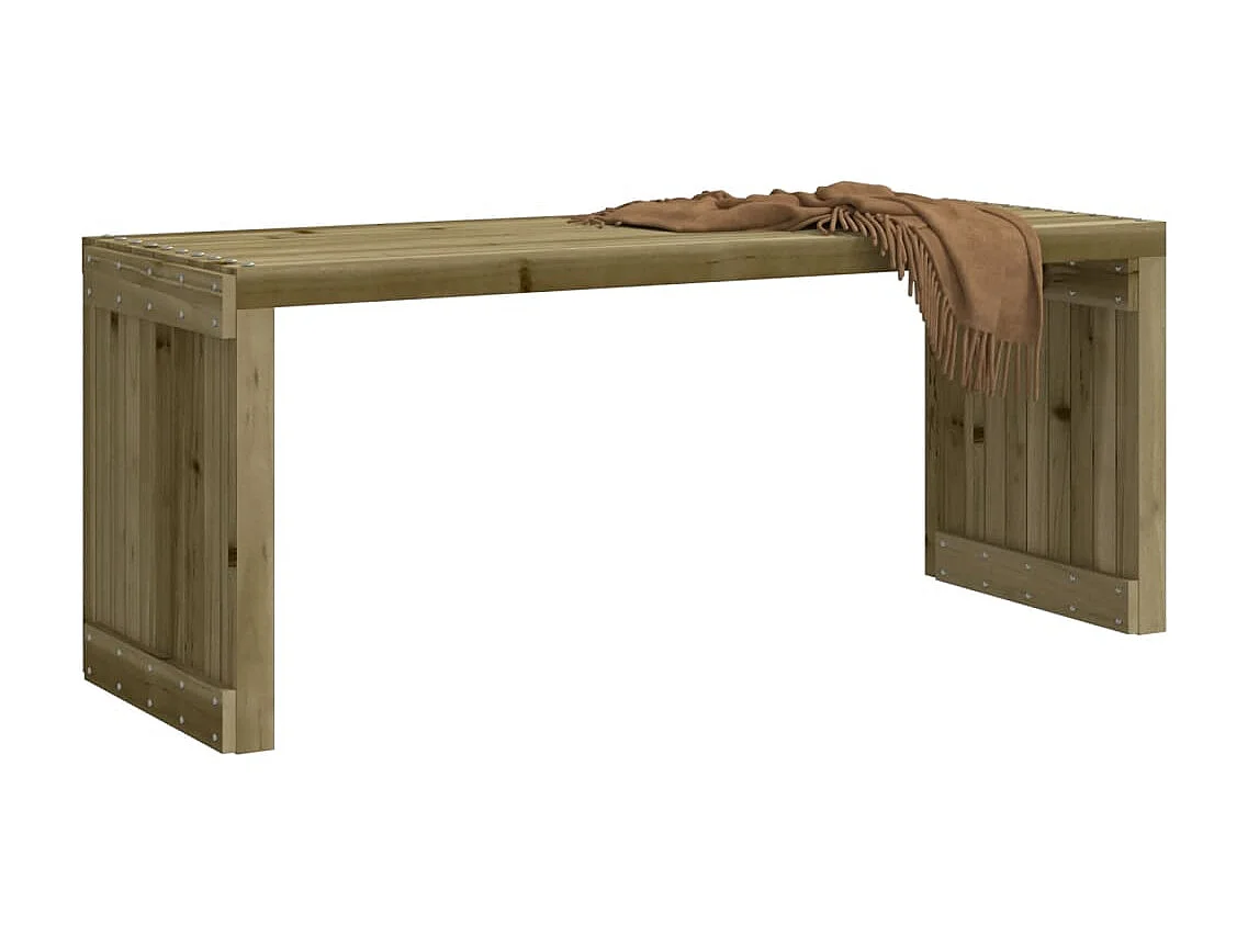 Banc de jardin extensible 212,5x40,5x45 cm bois de pin imprégné PEWV44090