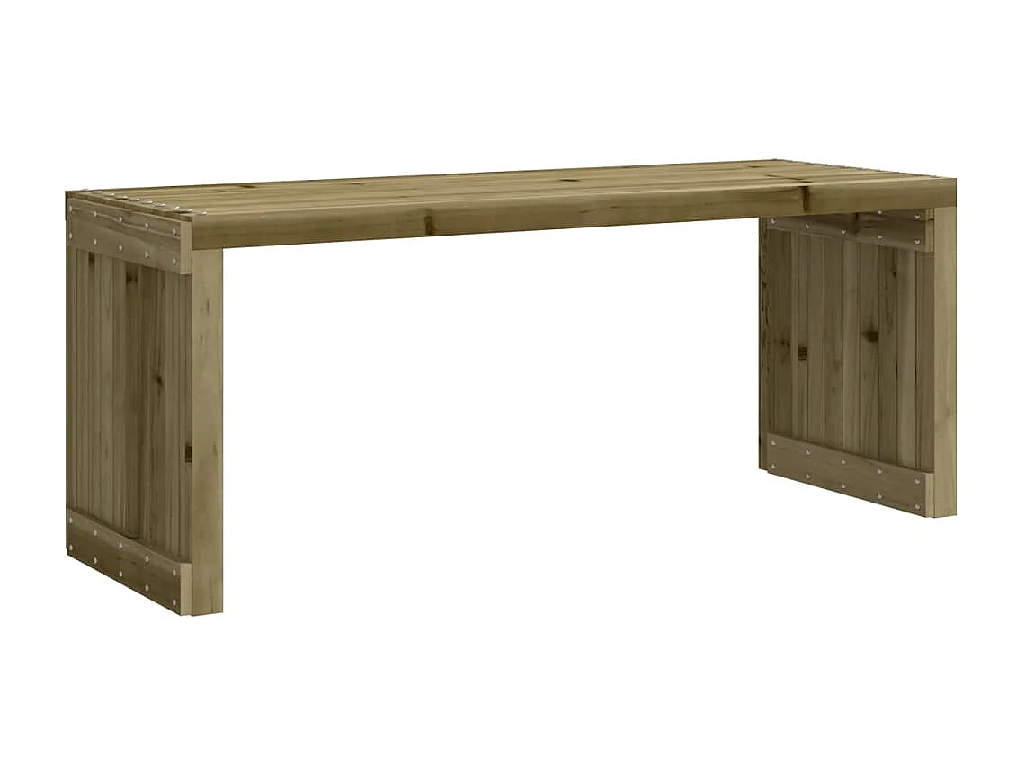 Banc de jardin extensible 212,5x40,5x45 cm bois de pin imprégné PEWV44090