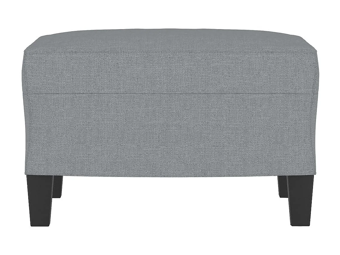 Repose-pied Gris clair 60x50x41 cm Tissu LQF44926