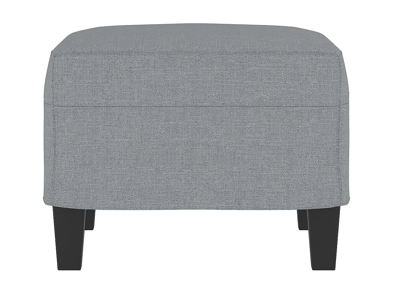 Repose-pied Gris clair 60x50x41 cm Tissu LQF44926