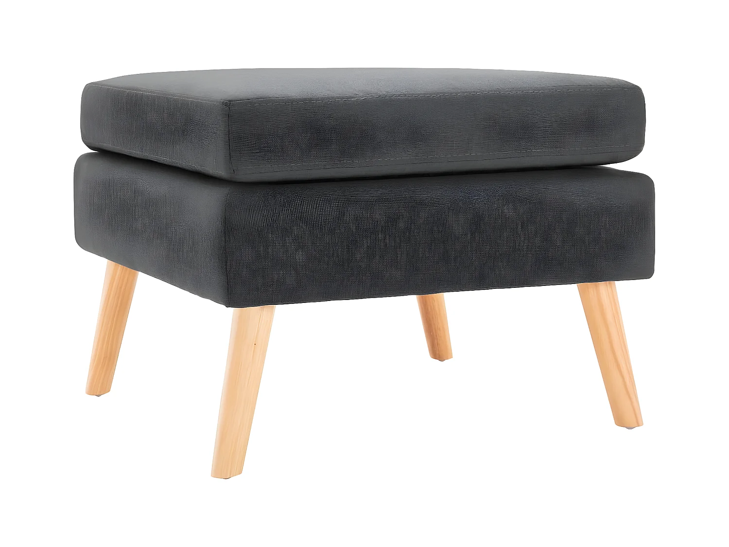 Repose-pied Gris foncé Tissu LQF12388
