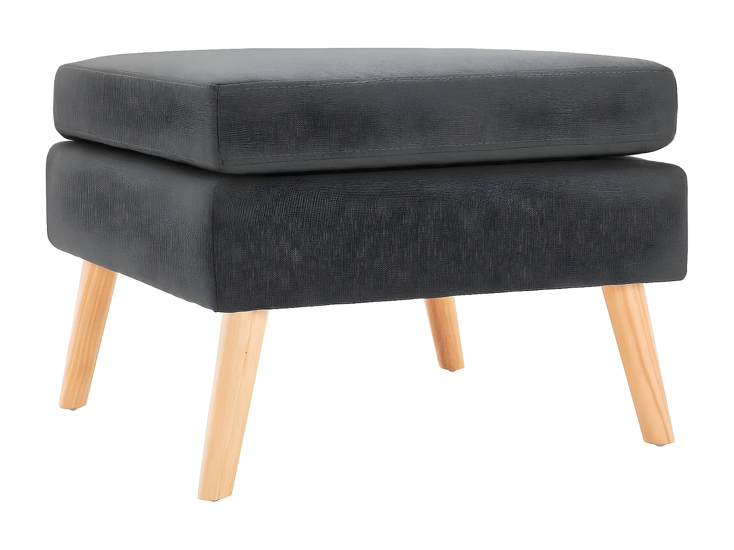 Repose-pied Gris foncé Tissu LQF12388