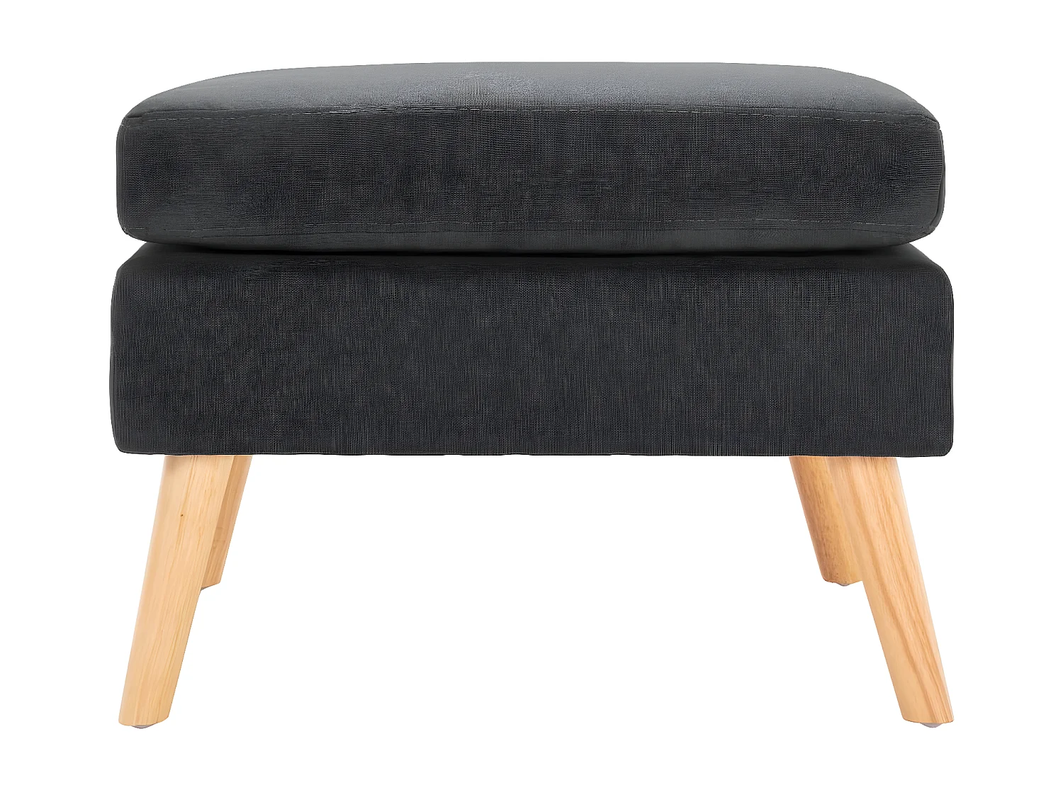 Repose-pied Gris foncé Tissu LQF12388