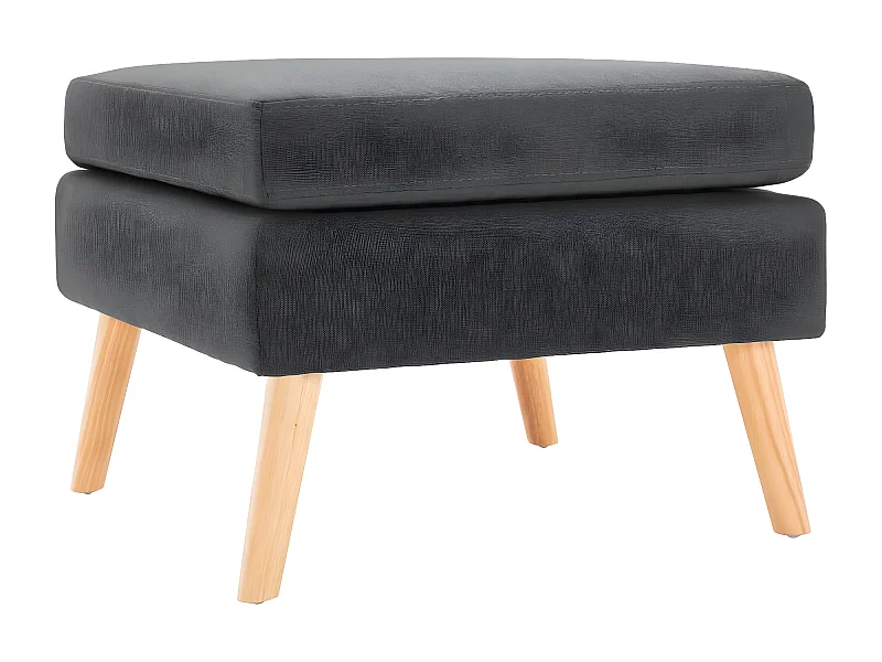 Reposapiés de tela gris oscuro ES33824