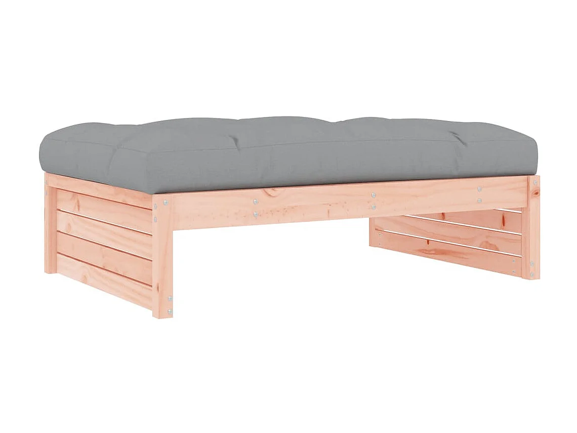 Repose-pied de jardin 120x80 cm massif de douglas LQF90713