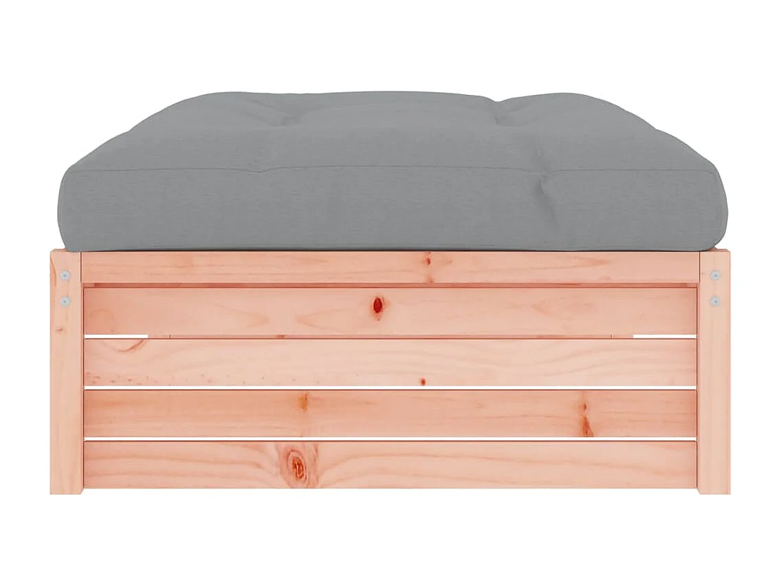 Repose-pied de jardin 120x80 cm massif de douglas LQF90713