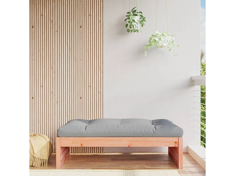 Repose-pied de jardin 120x80 cm massif de douglas LQF90713