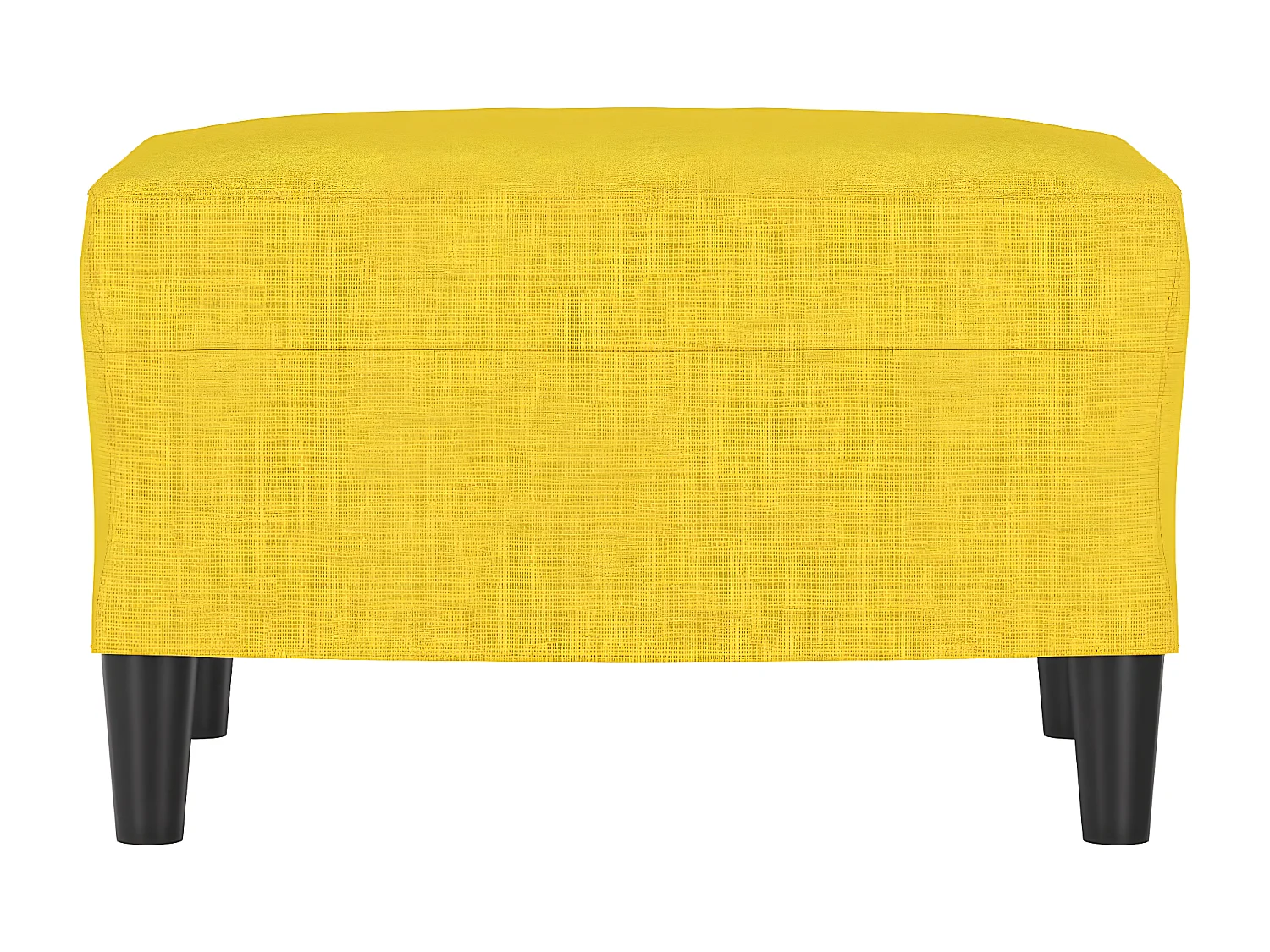 Repose-pied Jaune clair 60x50x41 cm Tissu LQF63294