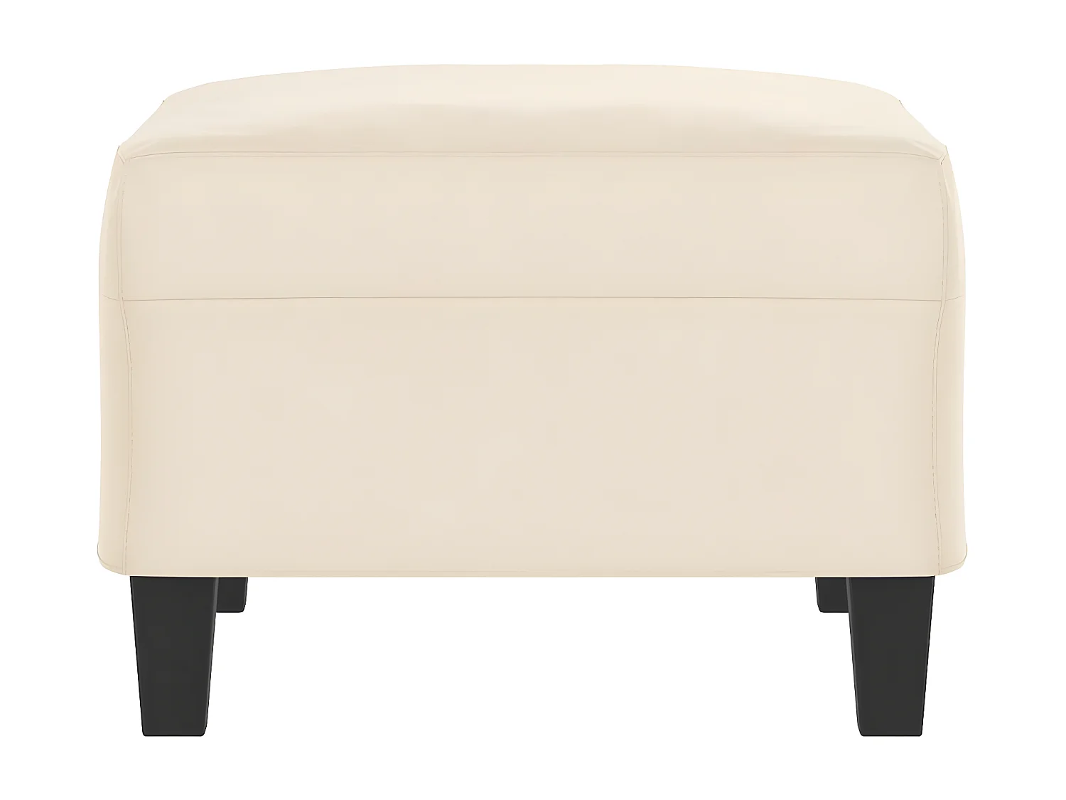 Repose-pied Beige 70x55x41 cm Tissu microfibre LQF82293