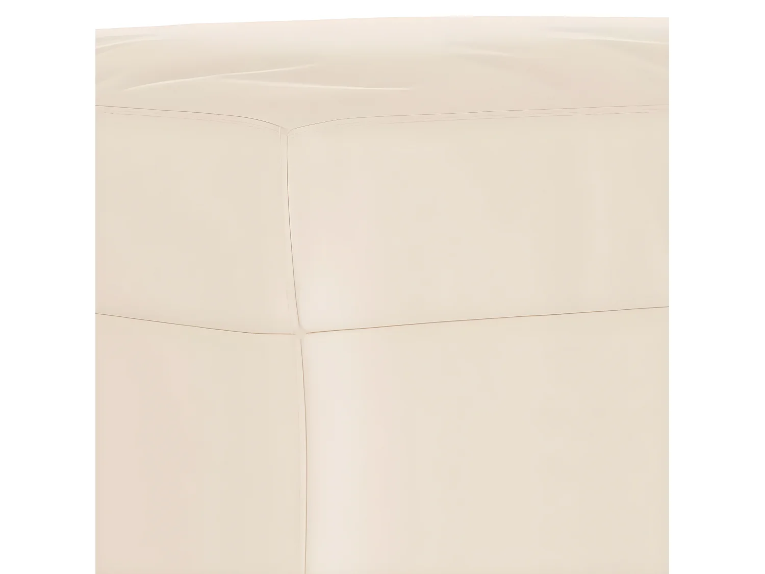 Repose-pied Beige 70x55x41 cm Tissu microfibre LQF82293