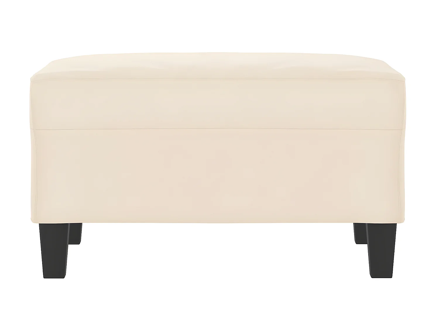 Repose-pied Beige 70x55x41 cm Tissu microfibre LQF82293