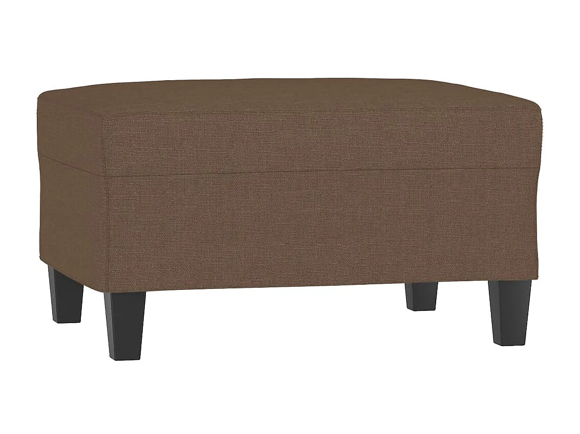 Repose-pied Marron 70x55x41 cm Tissu LQF29324