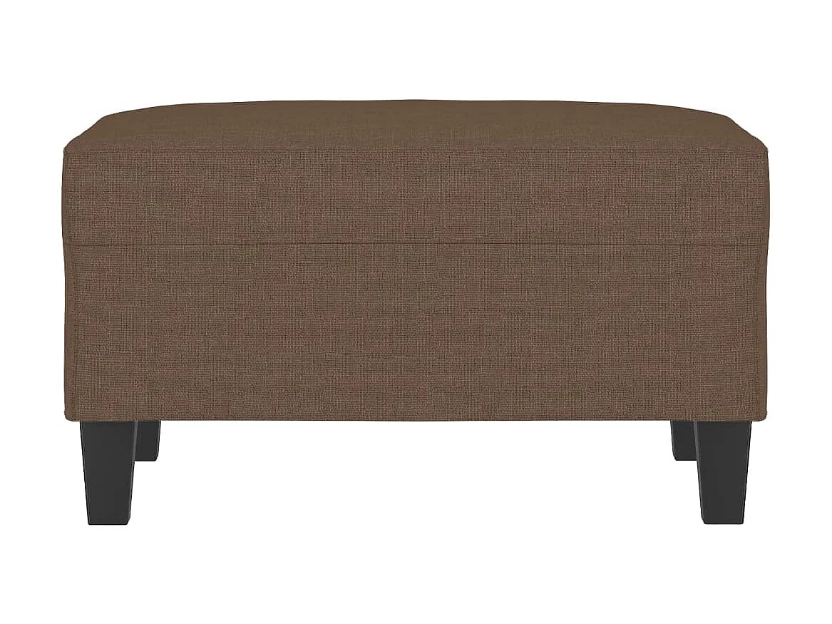 Repose-pied Marron 70x55x41 cm Tissu LQF29324
