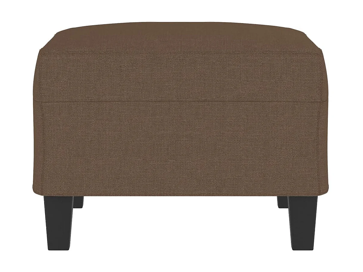 Repose-pied Marron 70x55x41 cm Tissu LQF29324