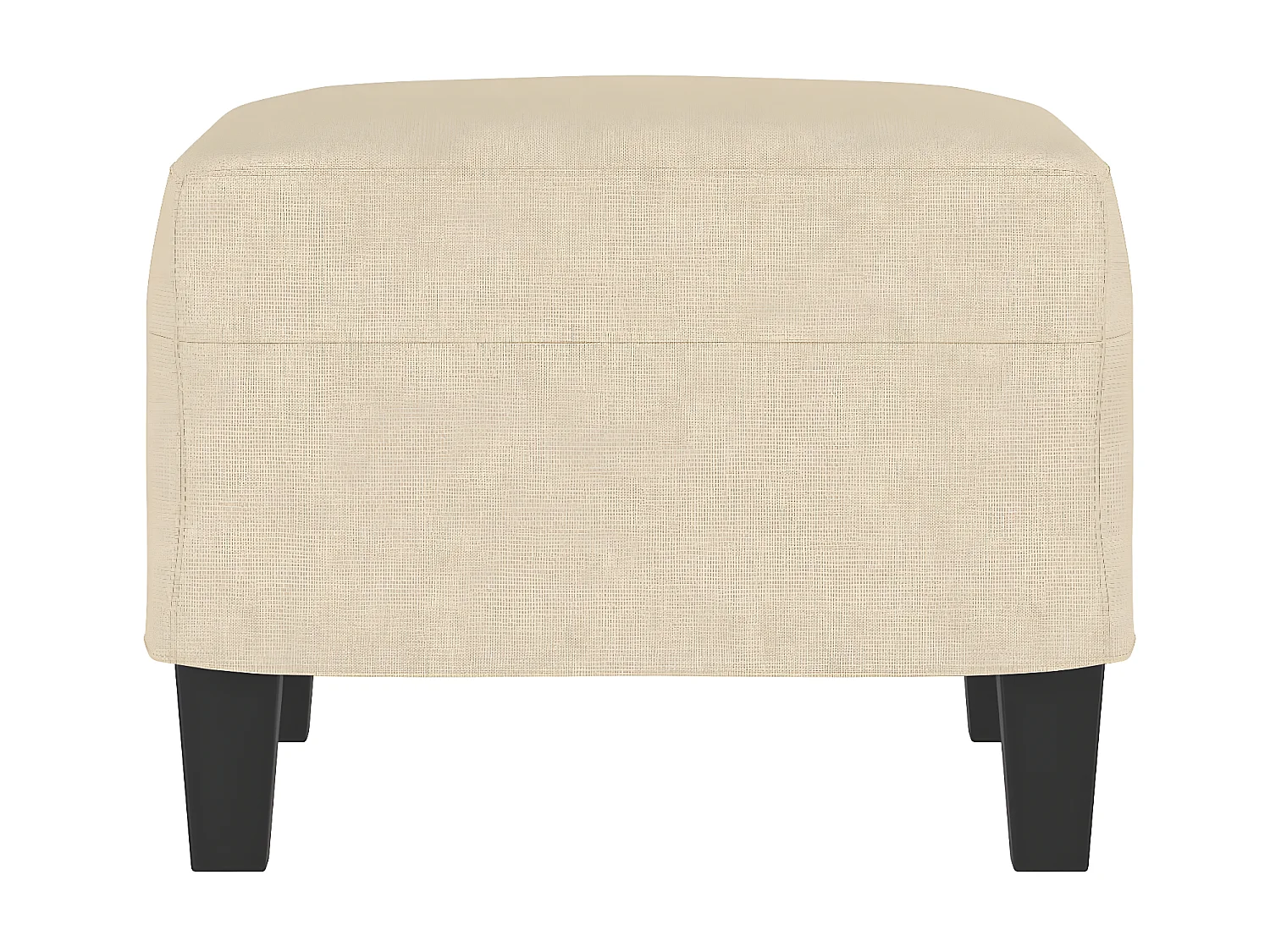 Repose-pied Crème 60x50x41 cm Tissu LQF65073