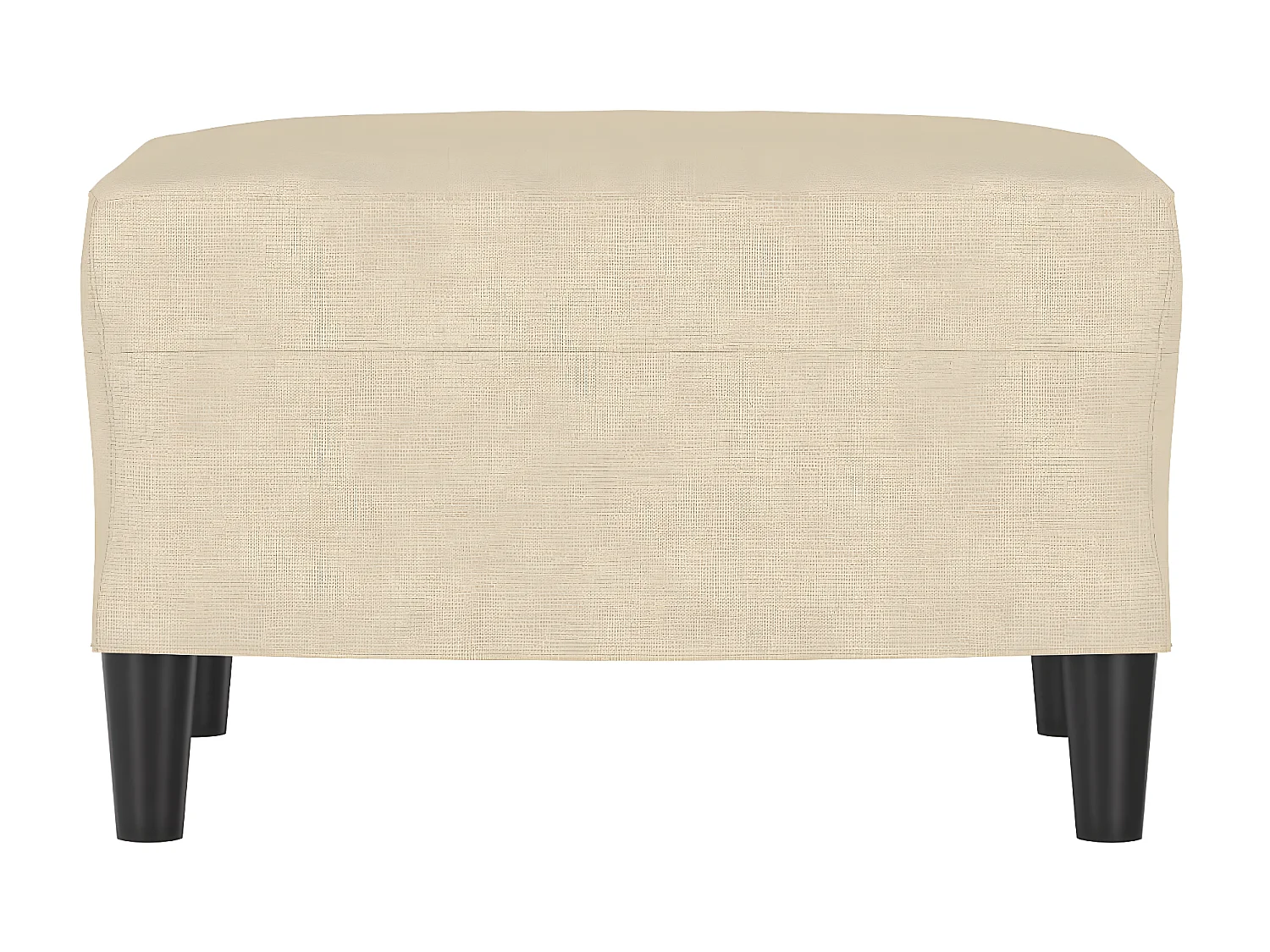 Apoio de pés 60x50x41 cm tecido cor creme PT709421