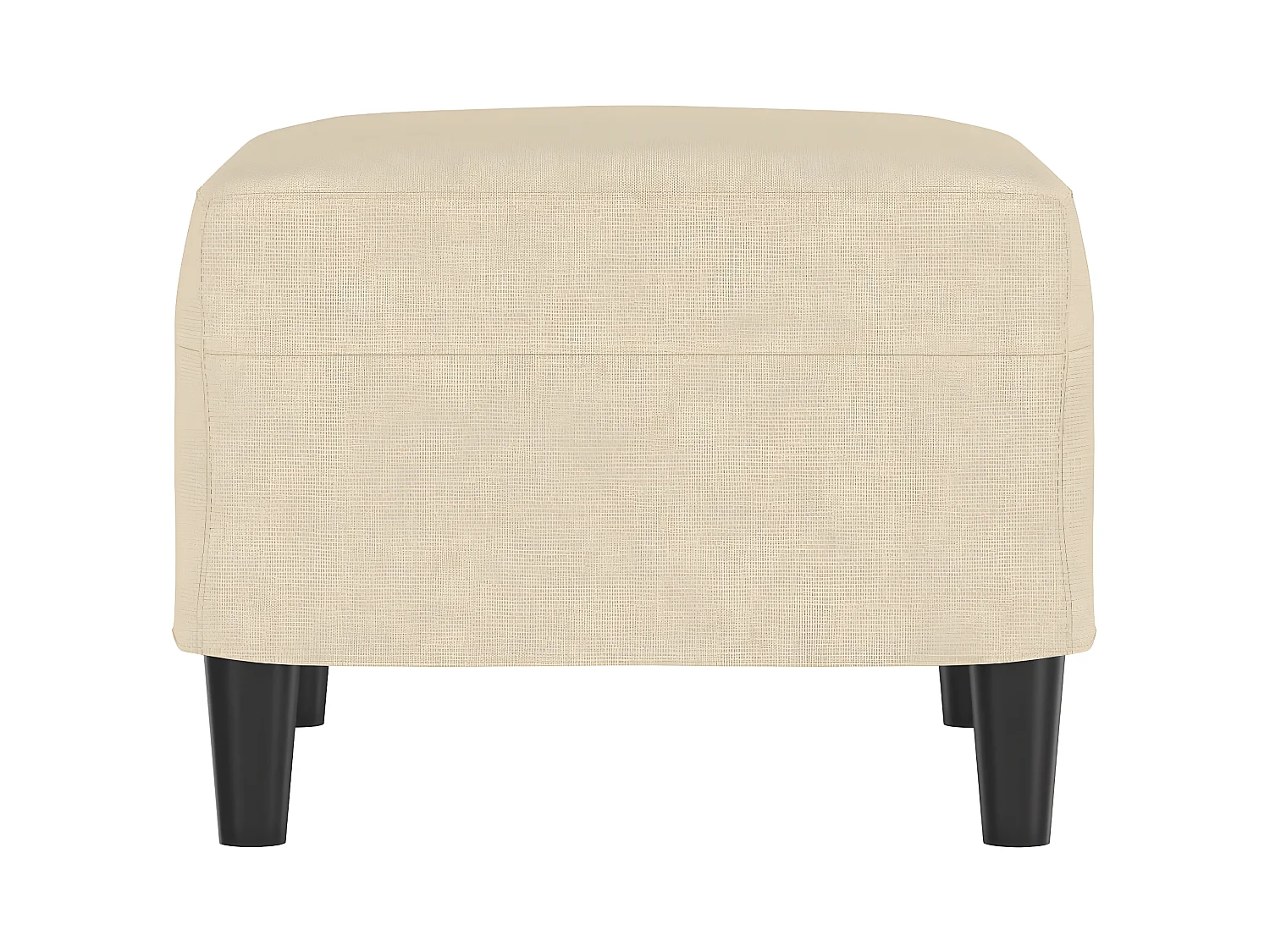 Apoio de pés 60x50x41 cm tecido cor creme PT709421