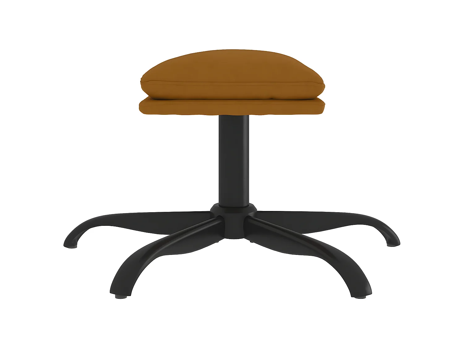 Repose-pied Marron 60x60x36 cm Velours LQF89792