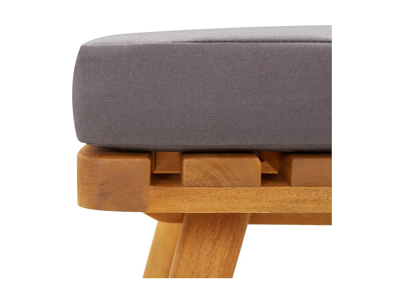 Canapé de jardin avec coussin 60x60x29 cm Bois d'acacia LQF65396