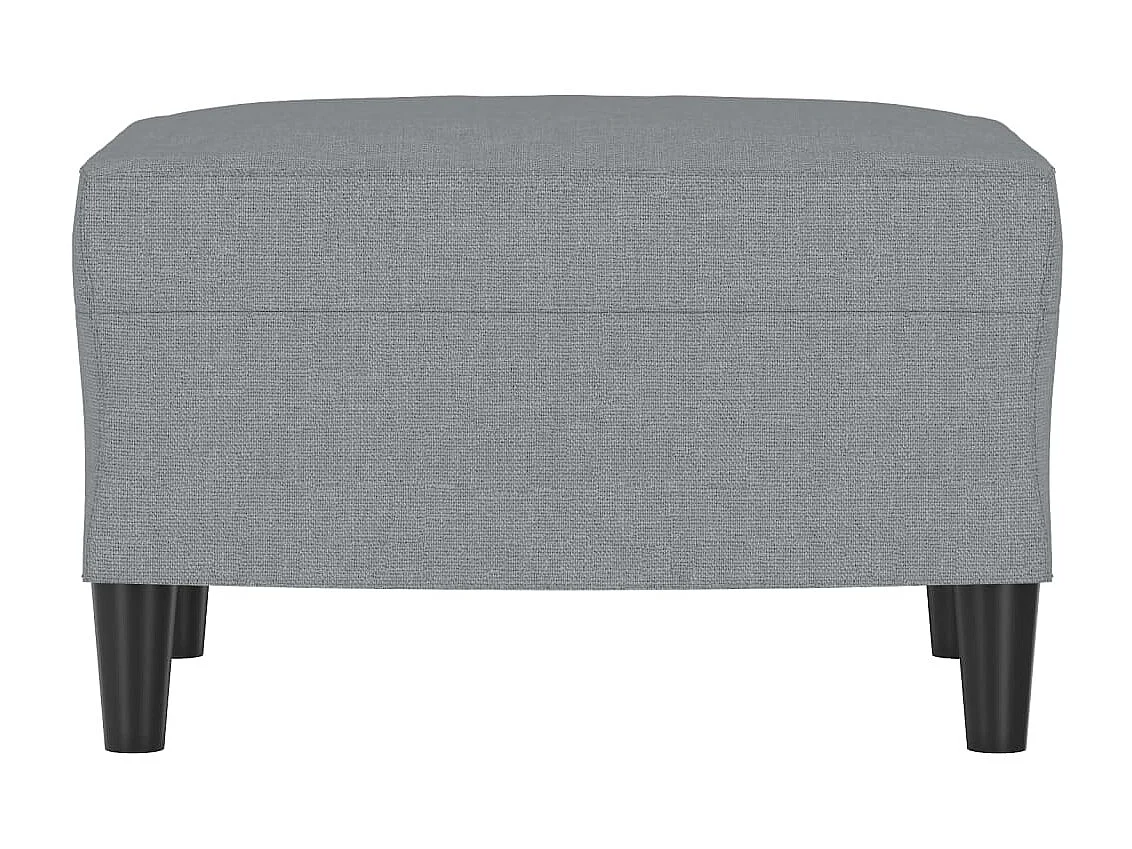 Repose-pied Gris clair 60x50x41 cm Tissu LQF34930