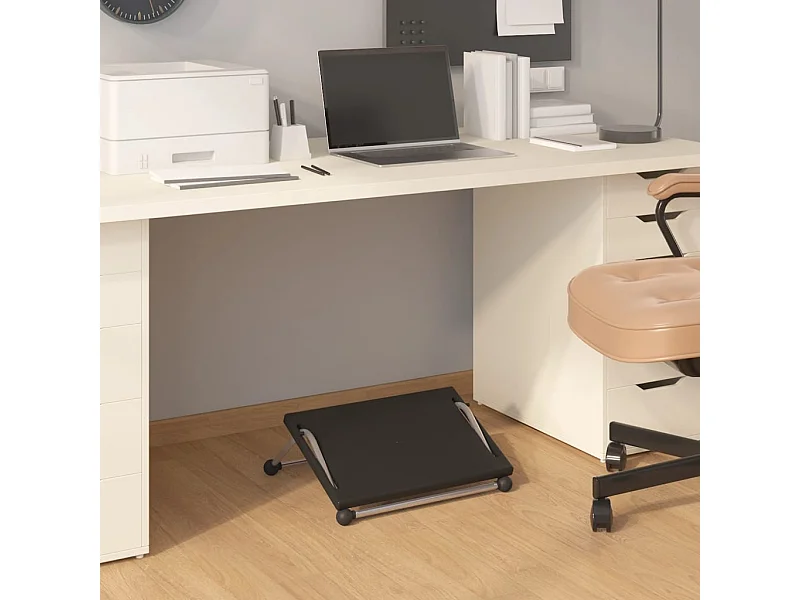 Repose-pied Noir 45x40x13,5 cm LQF49606