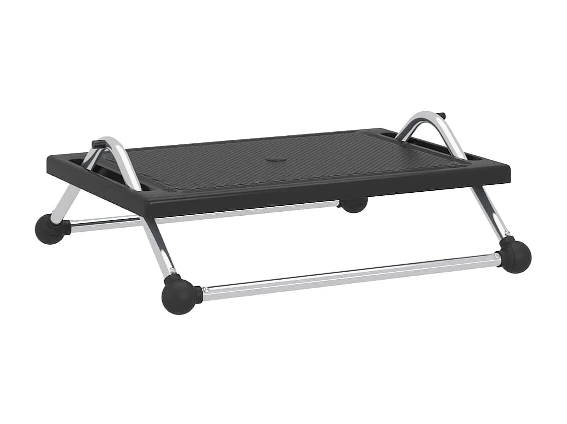 Repose-pied Noir 45x40x13,5 cm LQF49606