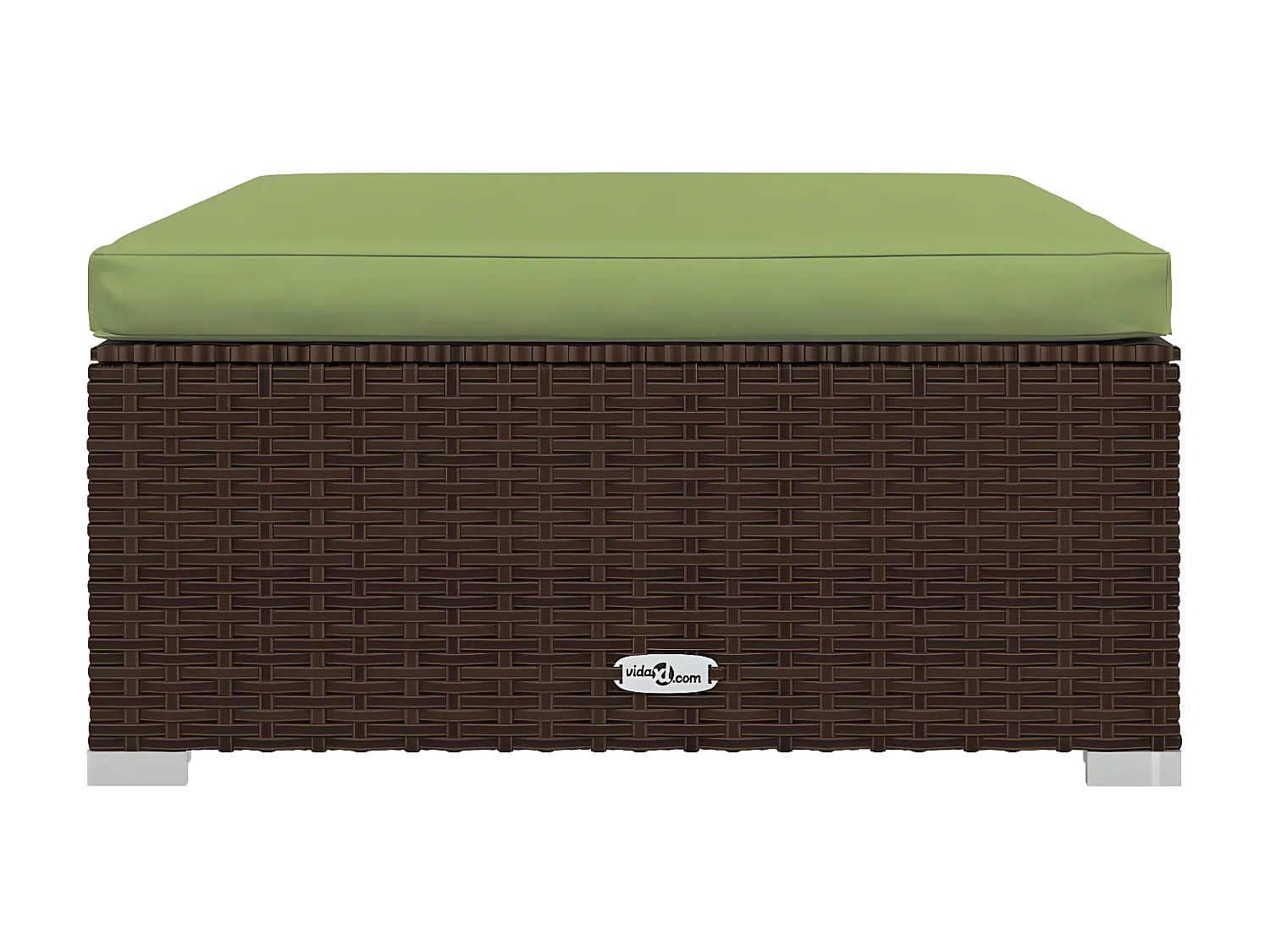 Canapé de jardin et coussin Marron 70x70x30 cm Poly rotin LQF54802