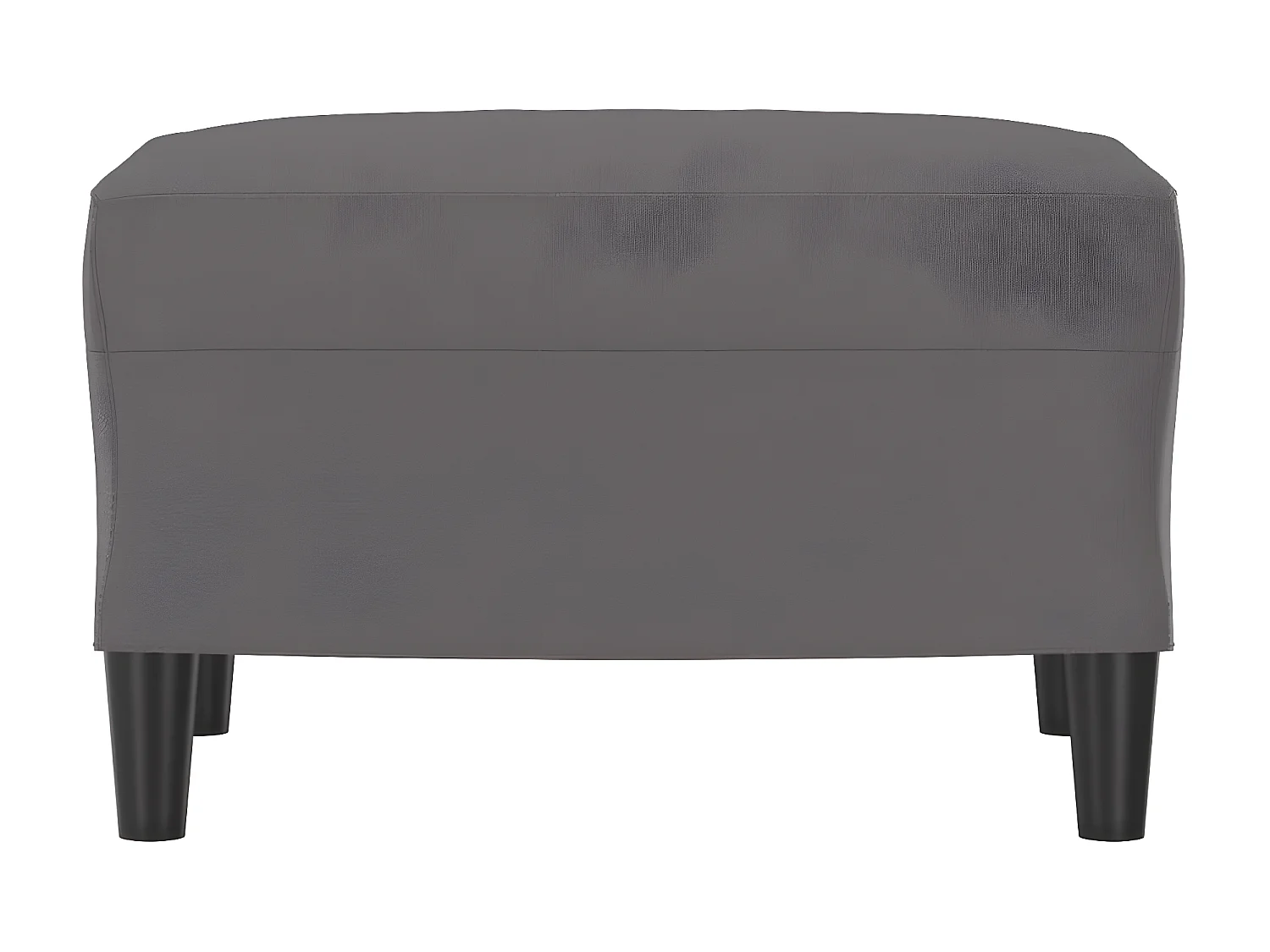 Repose-pied Gris 60x50x41 cm Similicuir LQF88035