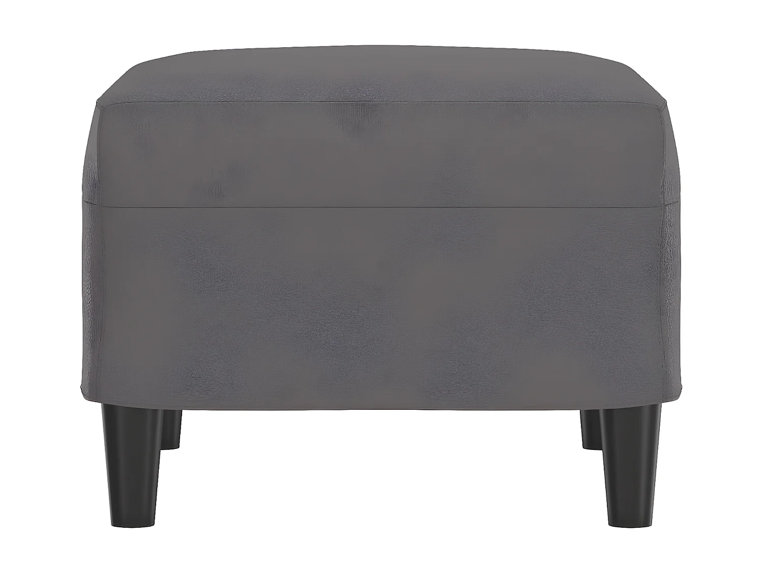 Repose-pied Gris 60x50x41 cm Similicuir LQF88035