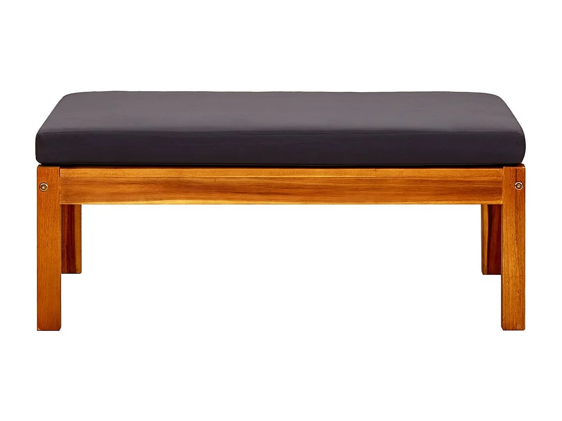 Sofá de jardín 2 unidades madera maciza de acacia ES79475