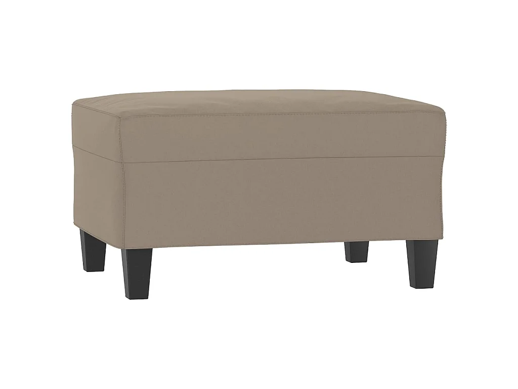 Repose-pied Taupe 70x55x41 cm Tissu microfibre LQF50003