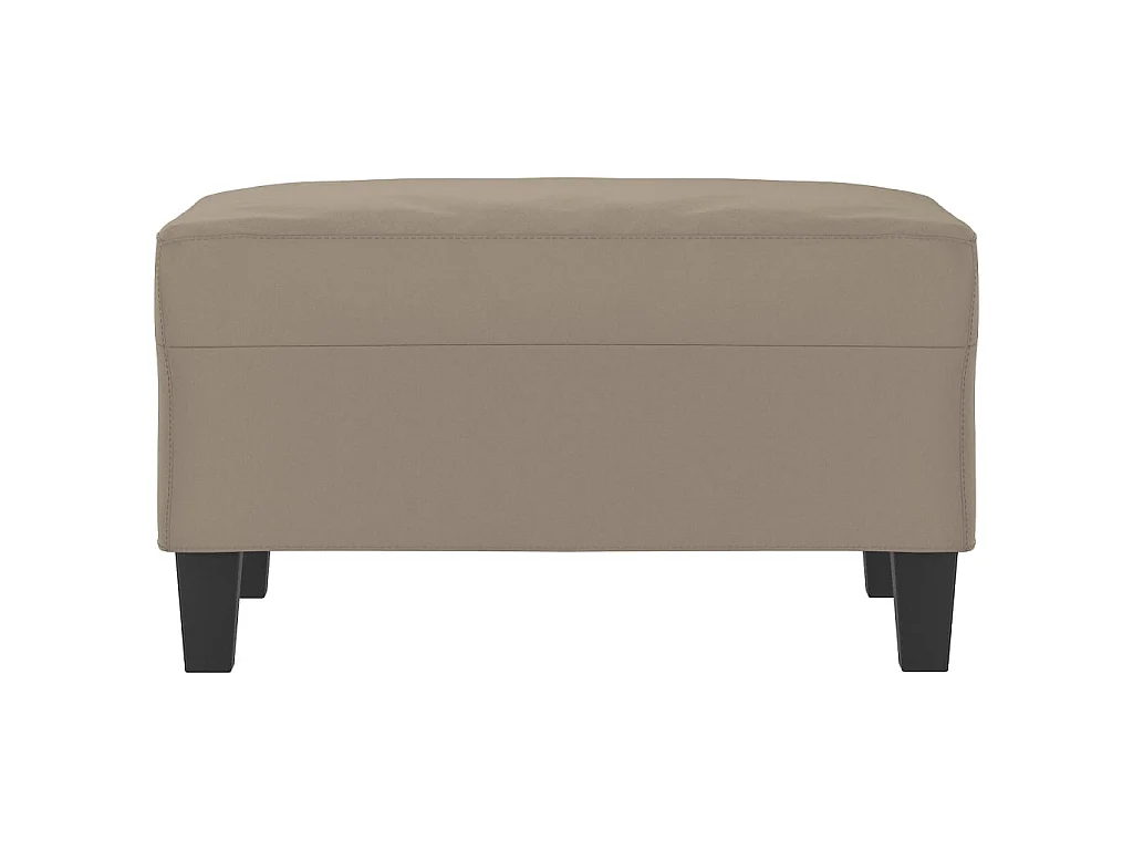 Repose-pied Taupe 70x55x41 cm Tissu microfibre LQF50003